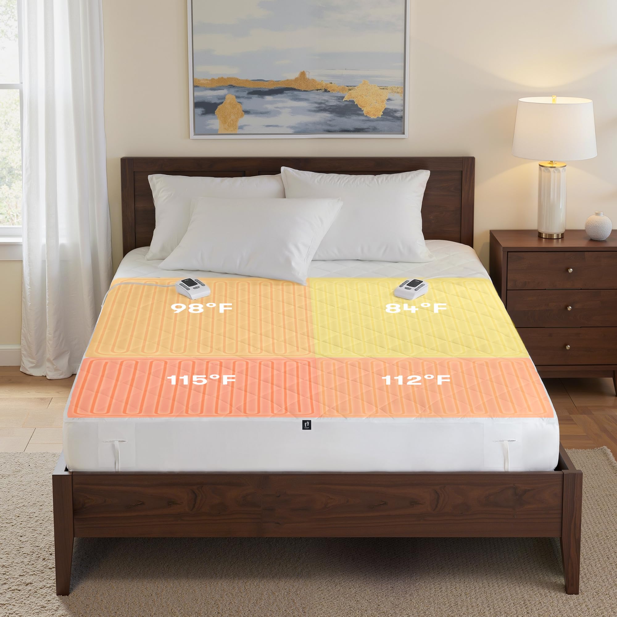 Photo 1 of Serta Microfiber Heated Mattress Pad, Queen