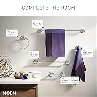 Vista 2 de Moen DN0724CH Iso - Toallero individual (24 pulgadas), cromado