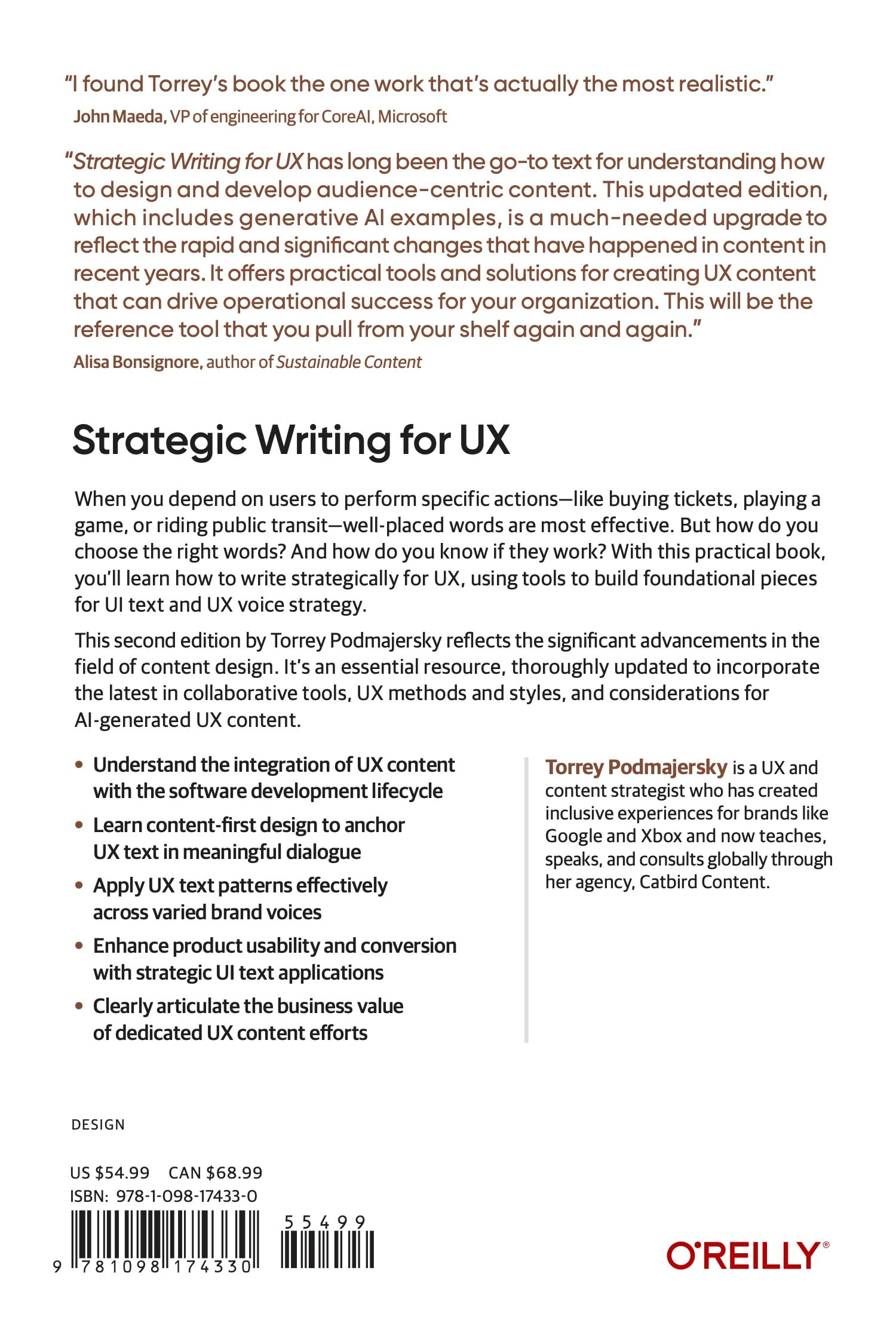 Strategic Writing for UX: Drive Engagement, Conversion, and Retention with Every Word