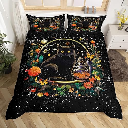 Miniatura 37 de Juego de funda de edredón con temática de violín, tamaño matrimonial, juego de ropa de cama de 3 piezas para niños, niñas, niños, adolescentes