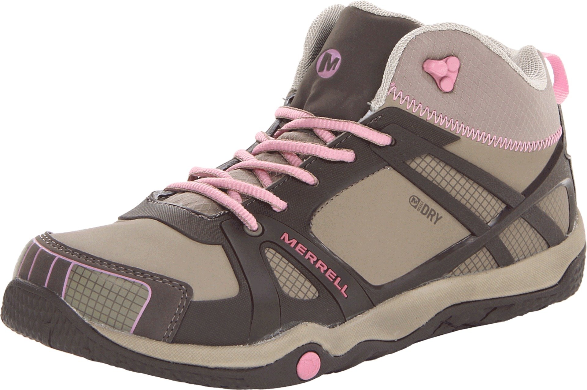 Merrell Proterra Mid Waterproof Girl's Hiking Boots J95498, Brindle/Pink UK 6/EU 38