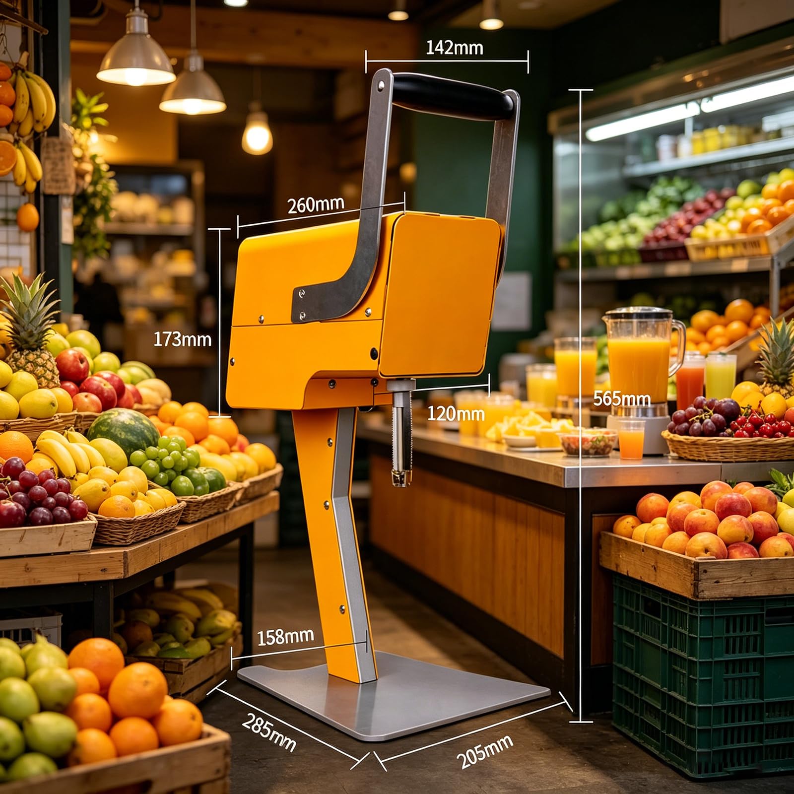 Extracteur De Jus Professionnel, Extracteur De Jus D'orange Avec Vide-pomme Et Doubles Lames, Pas Besoin De Peler, Extraction Efficace En 10 Secondes, Démontage Et Montage Faciles