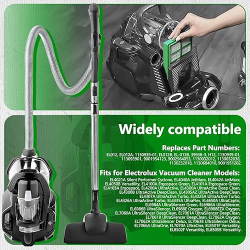 Miniatura 2 de Filtro Hepa de repuesto para aspiradora Electrolux EL4021A EL4040A EL4042A EL4050B EL4100A EL4101A EL4103A, reemplaza los números de pieza EL012,