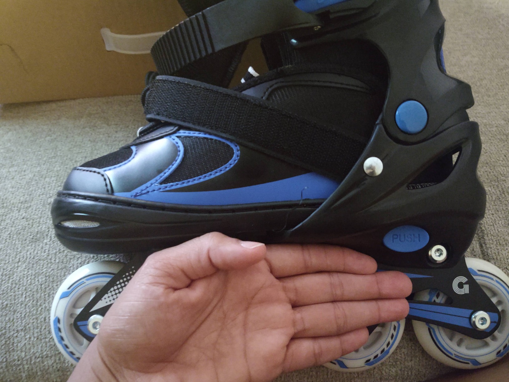 9/mo Finance Gonex Adjustable Inline Skates for Kids and Women