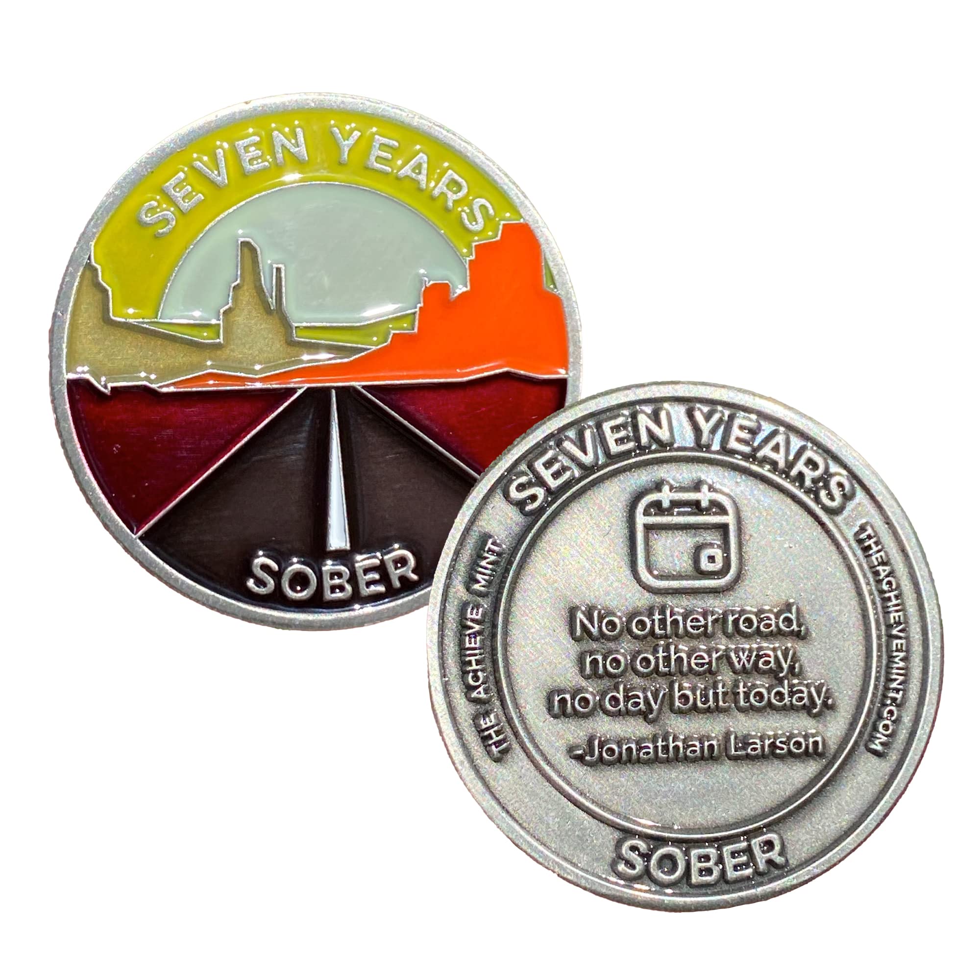7 Year Sobriety Chip Sobriety Chip Medallion Coins Sober Gifts for Men Sobriety Gifts for Men Sobriety Gifts for Women Courage Medallion All Sober Coins (7 Years Coin)
