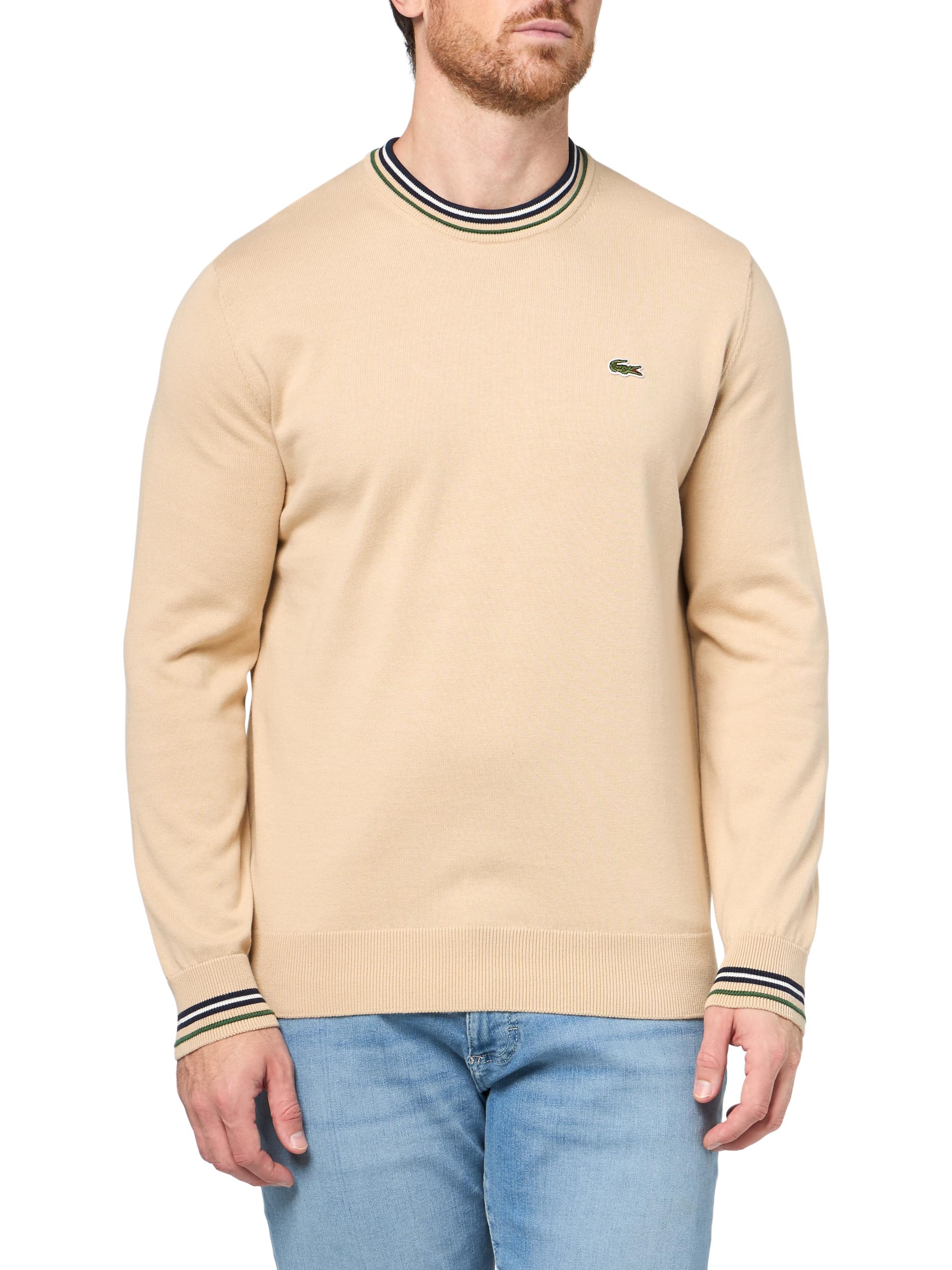 

                                                    Lacoste Men's Striped Cotton Jersey Sweater, Vienn