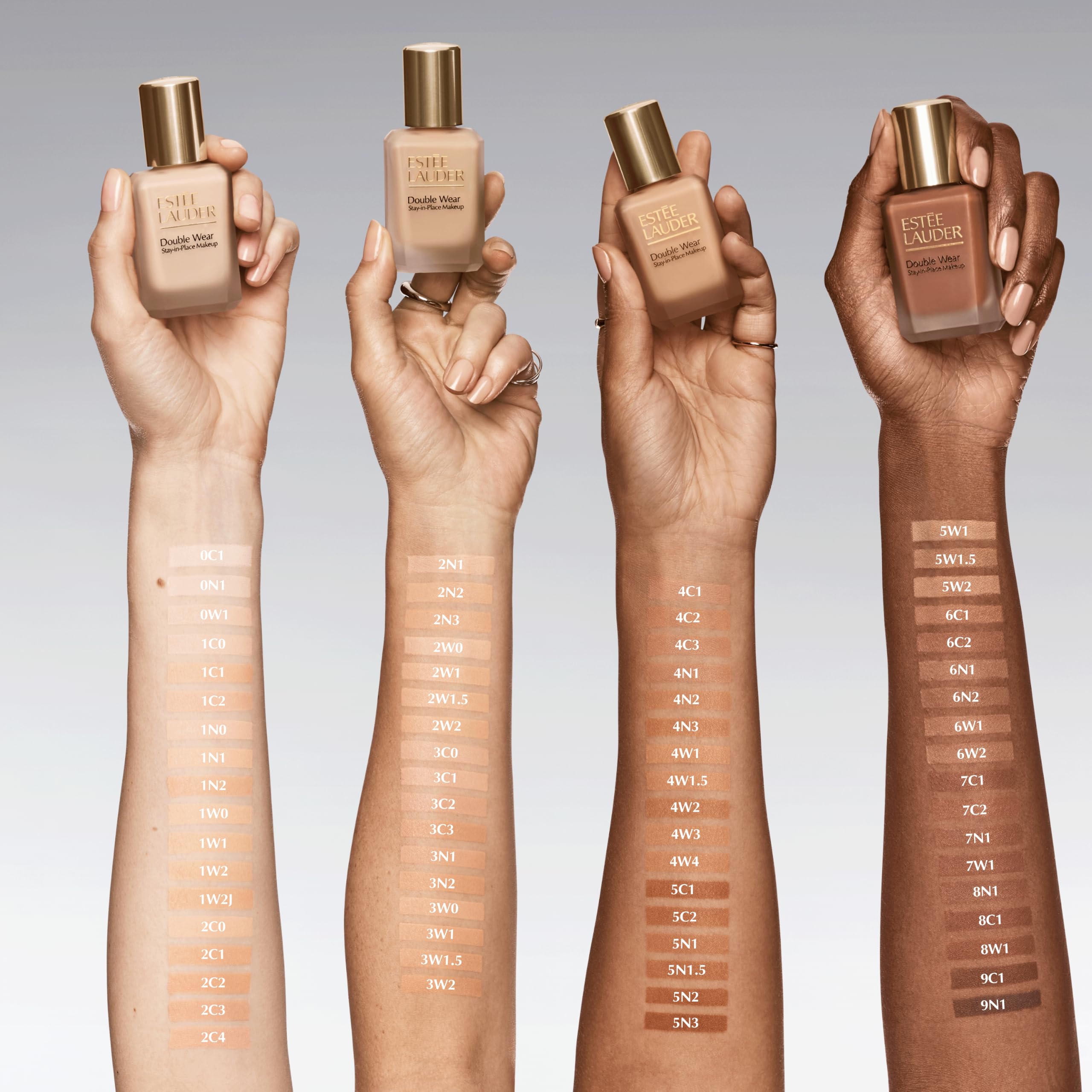 Estée Lauder Double Wear Stay-in-Place Makeup - Fondotinta dal finish naturale e opaco - 36 ore di tenuta, 30 ml