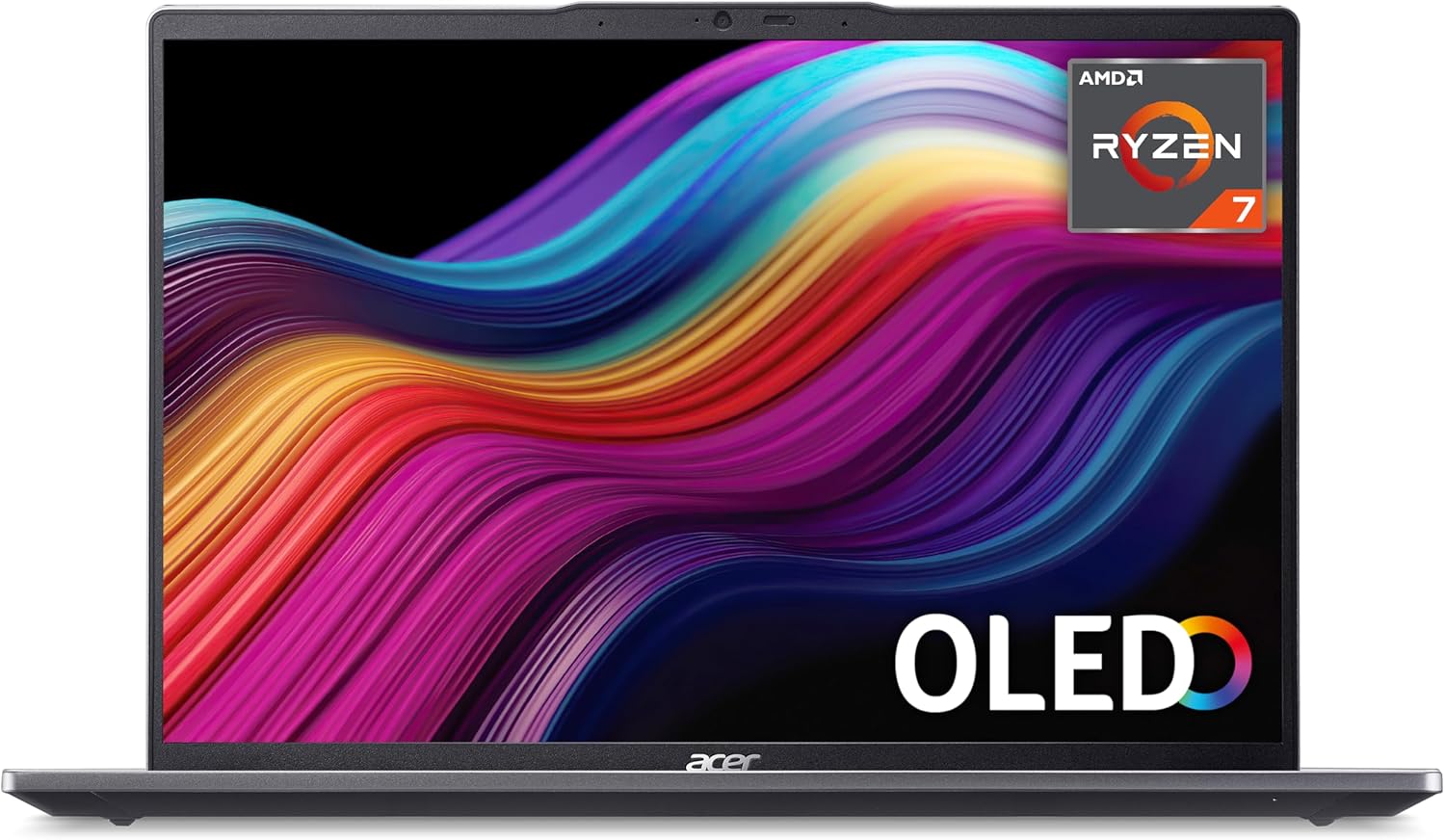 Acer Swift Go 14 SFG14-63 Laptop – AMD Ryzen 7 8845HS, 16GB, 1TB SSD, Integrated Graphics, 14″ 2.8K OLED, Windows 11, Iron