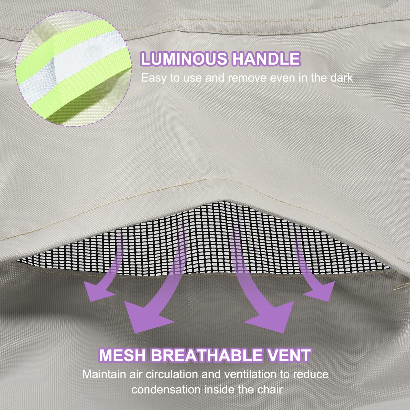 PATIKIL Outdoor Chair Covers Waterproof - Image 4