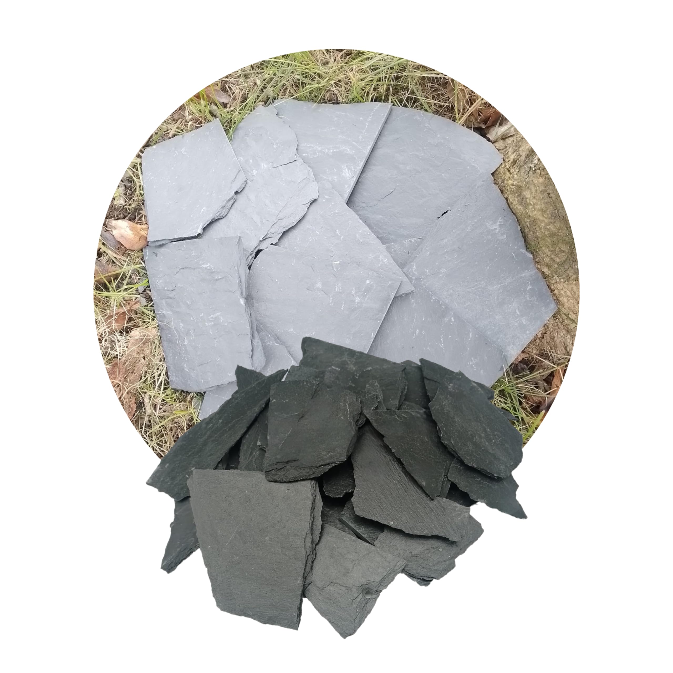 20 kg, 5 bis 20 cm Schiefersplitt Rasenkantensteine Gartenplatten Zierkies Schiefer Garten Teichumrandung Schieferplatten Kies Schieferplatte,Randsteine Mauersteine Schieferbruch Bruchsteine