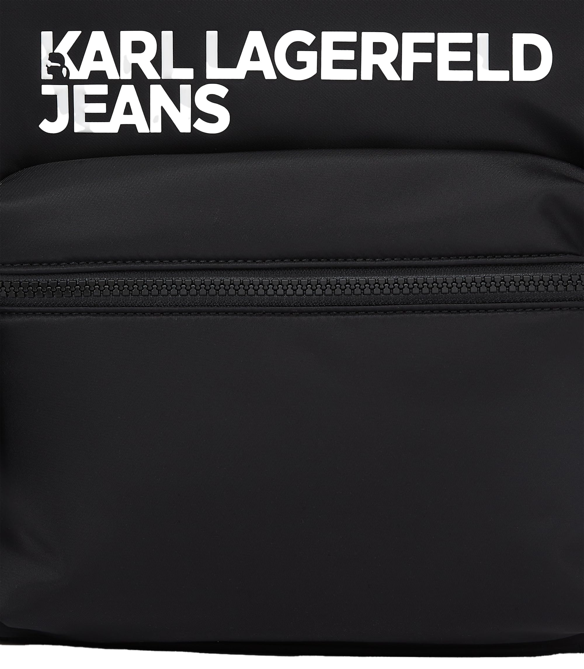 Karl Lagerfeld Jeans Mujer Essential Nylon Back Pack Black One size