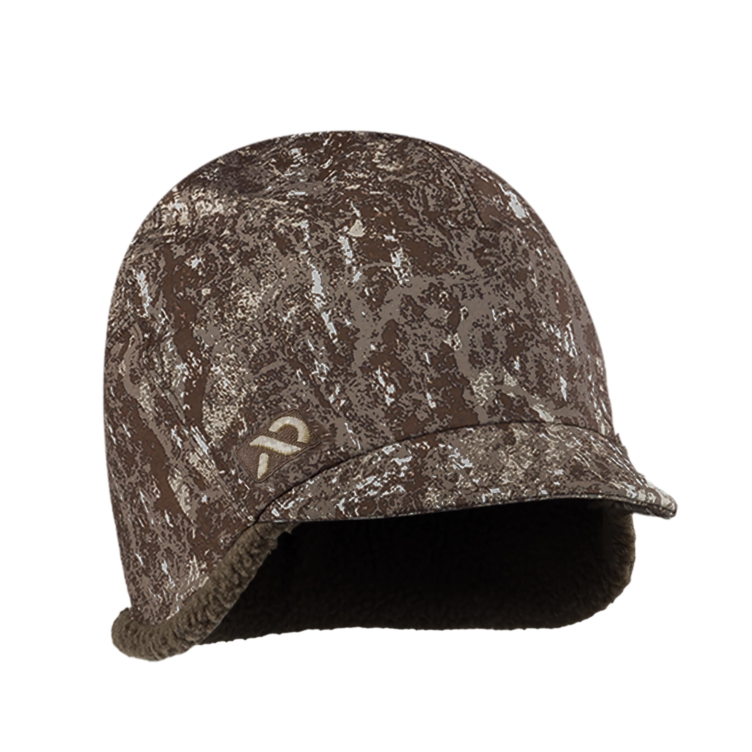 First Lite Tundra Brim Beanie - Warm Fleece Camo Hunting Hat