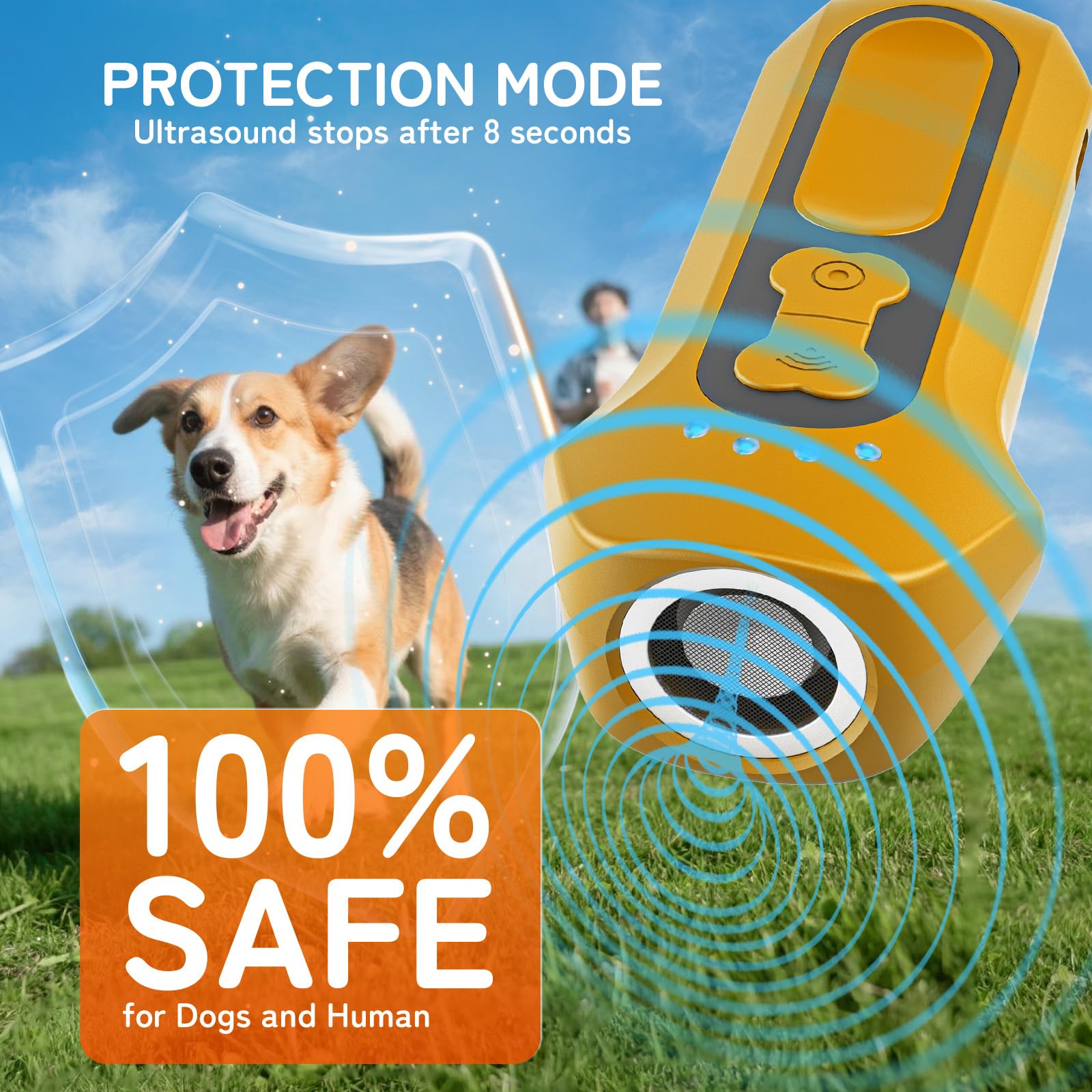 Ahuyentador de Perros, Corrige Conductas en Interiores y Exteriores