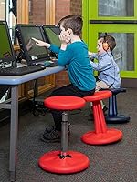 Vista 4 de Silla bamboleante para niños y adolescentes, para una experiencia activa donde los niños ya no tendrán que sentarse fijamente, "el mejor asiento