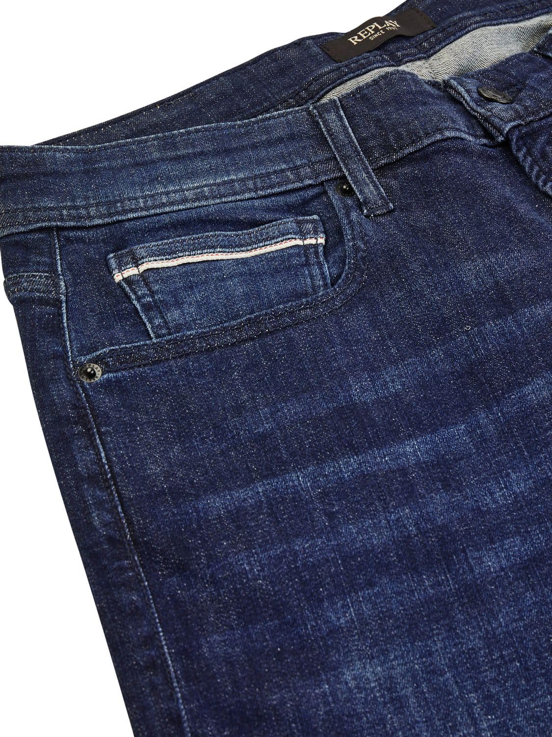 Replay Jeans Herren Stretch Straight Fit Grover Jeanshose Hose Denim – Bild 3