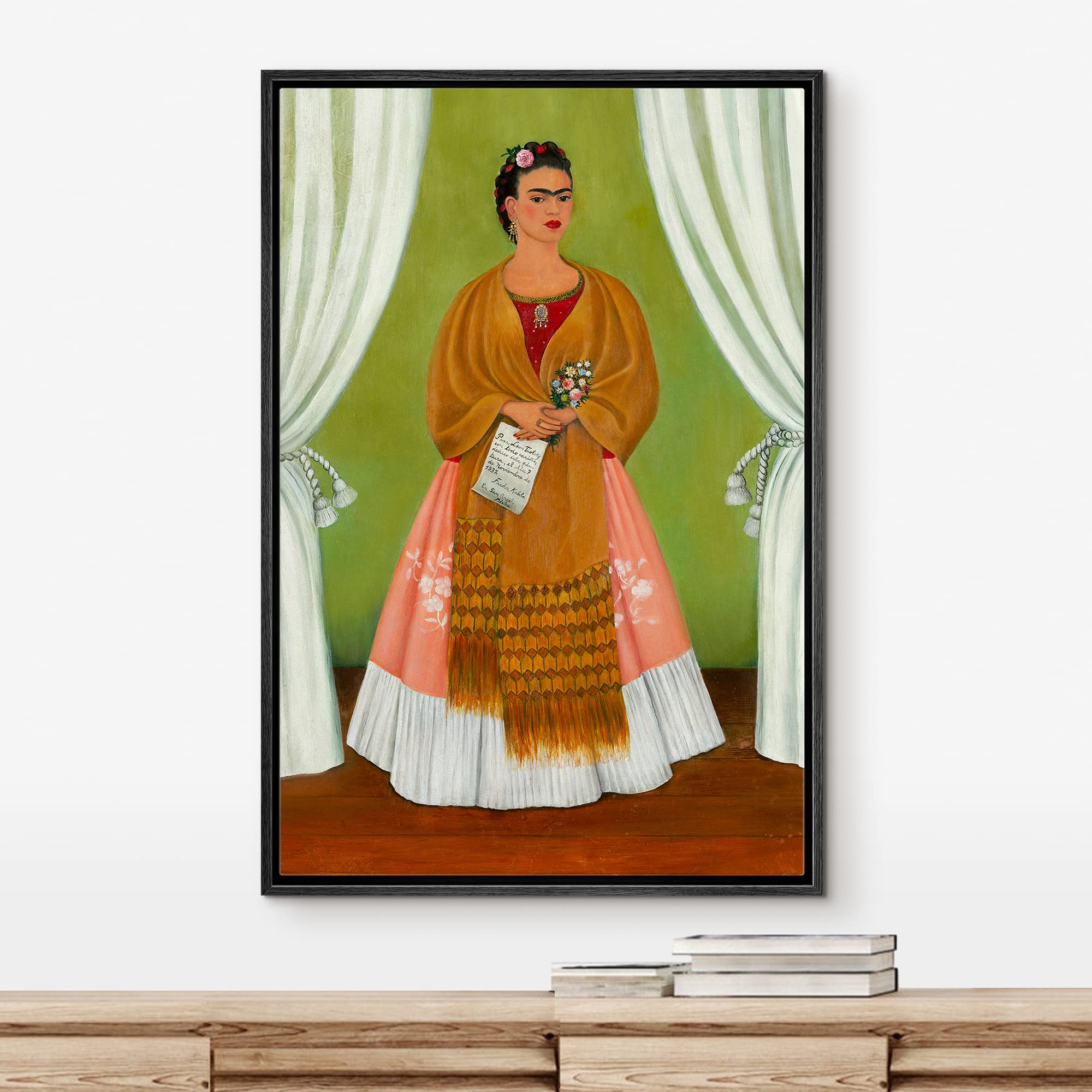 Amazon.com: NWT Framed Canvas Print Wall Art Self-Portrait