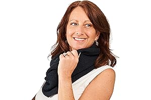 Zero Grid Infinity Scarf: Ribbed Knit Organic Cotton Circle Loop for Endless Warmth