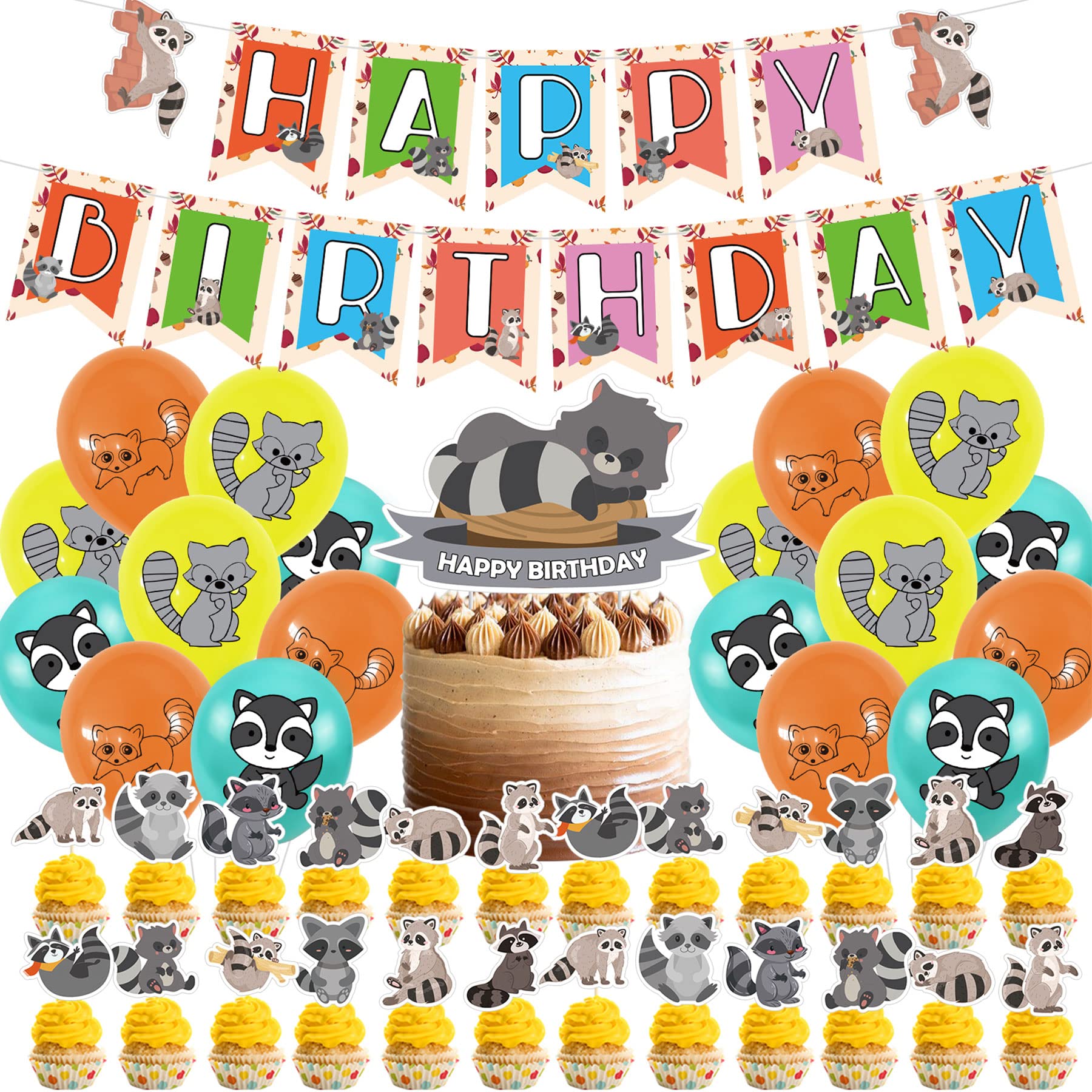 Raccoon Birthday Party Theme Baby Bloomers