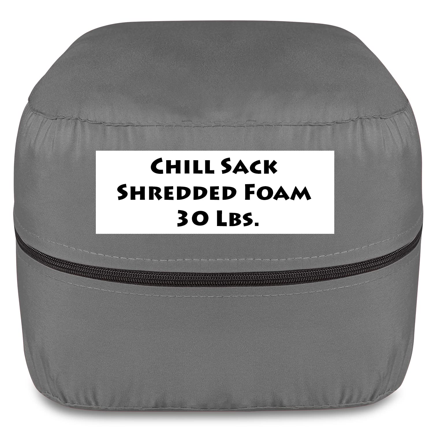 Chill Sack Shredded Memory Foam Refill: Filling Foam Refill for Bean Bags, Dog Beds and Pillows, 30lbs, Multi-Color