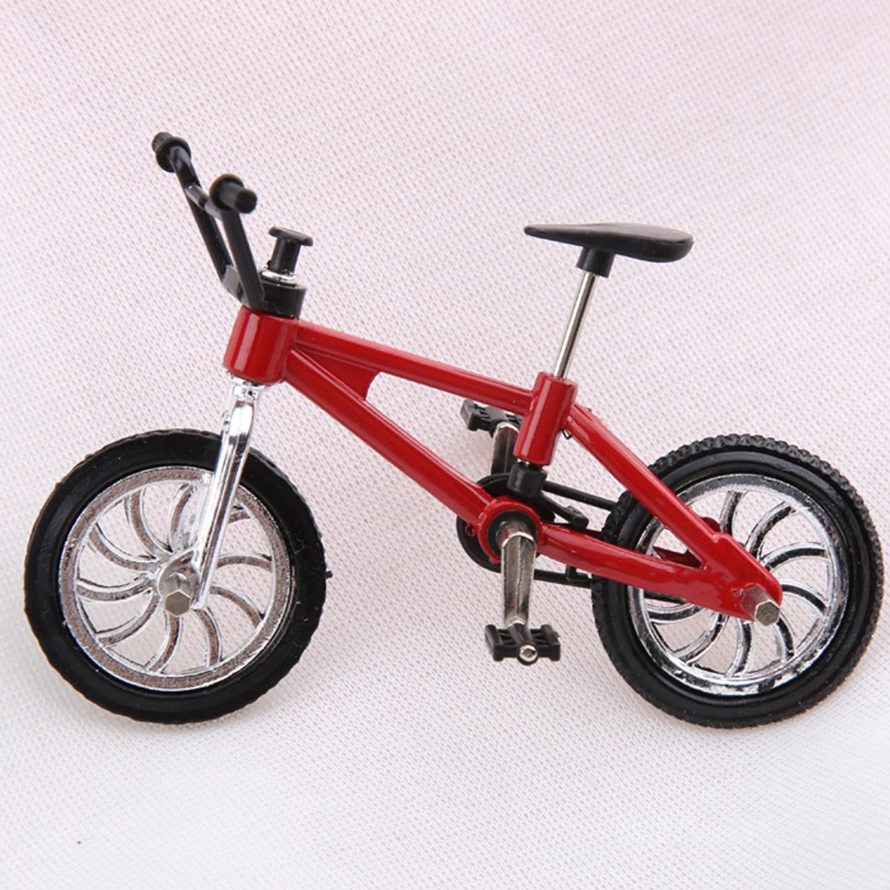Mini BMX Bike 4.1x2.8 'Bike in Lega realistica con autentica Giocattolo in Miniatura da Collezione per Le Bambole e Oggetti di Scena fotografici BMX