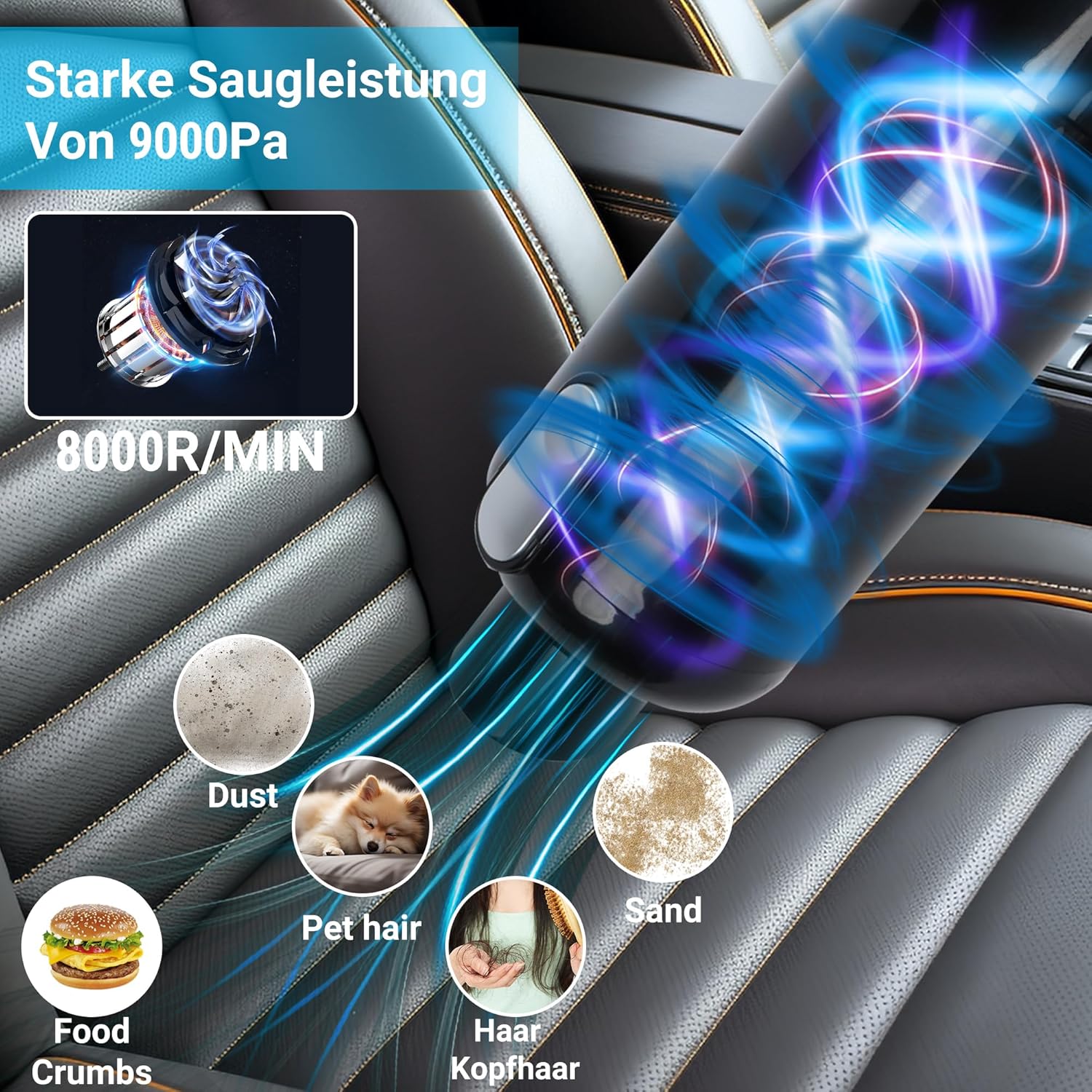 KeautFair porszívó használat közben