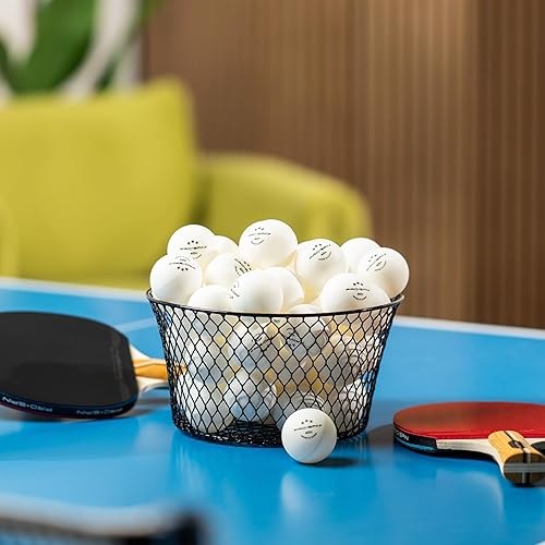 Miniatura 7 de PRO-SPIN - Pelotas de ping pong color naranja de 3 estrellas más de 40 estrellas pelotas de entrenamiento ABS de alto rendimiento máxima durabilidad