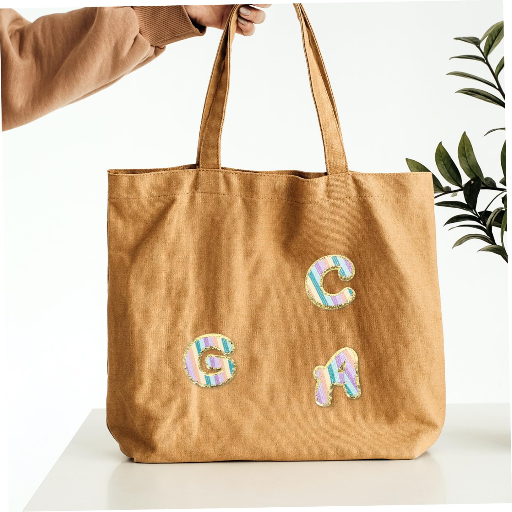 TEHAUX 104piezas Parches Bordados De Letras Adhesivo Térmico Para Decorar Ropa Jeans Bolsas y Accesorios