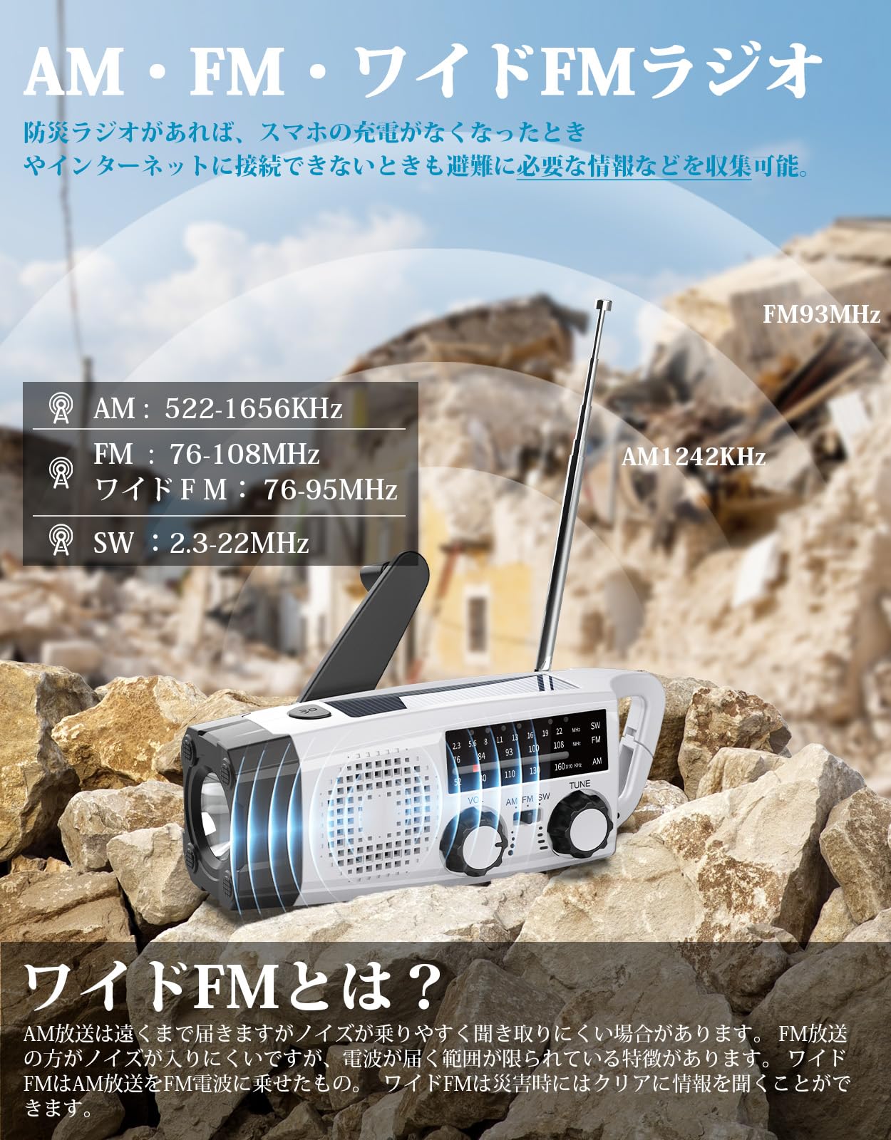 【20000mAh大容量】Issufel 防災ラジオ 多機能 手回し4WAY充電 Amazon.co.jp: 【20000mAh大容量】Issufel 防災ラジオ 多機能