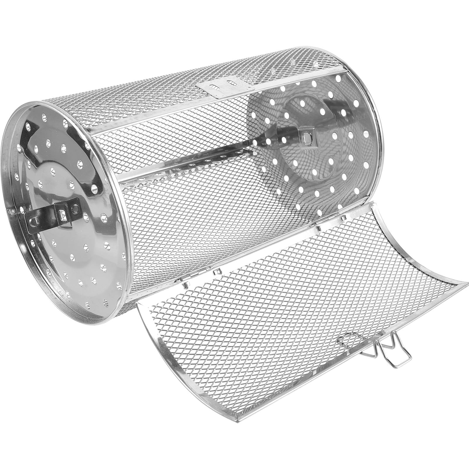 Panier de rôtisserie en inox robuste avec montage par vis rigide