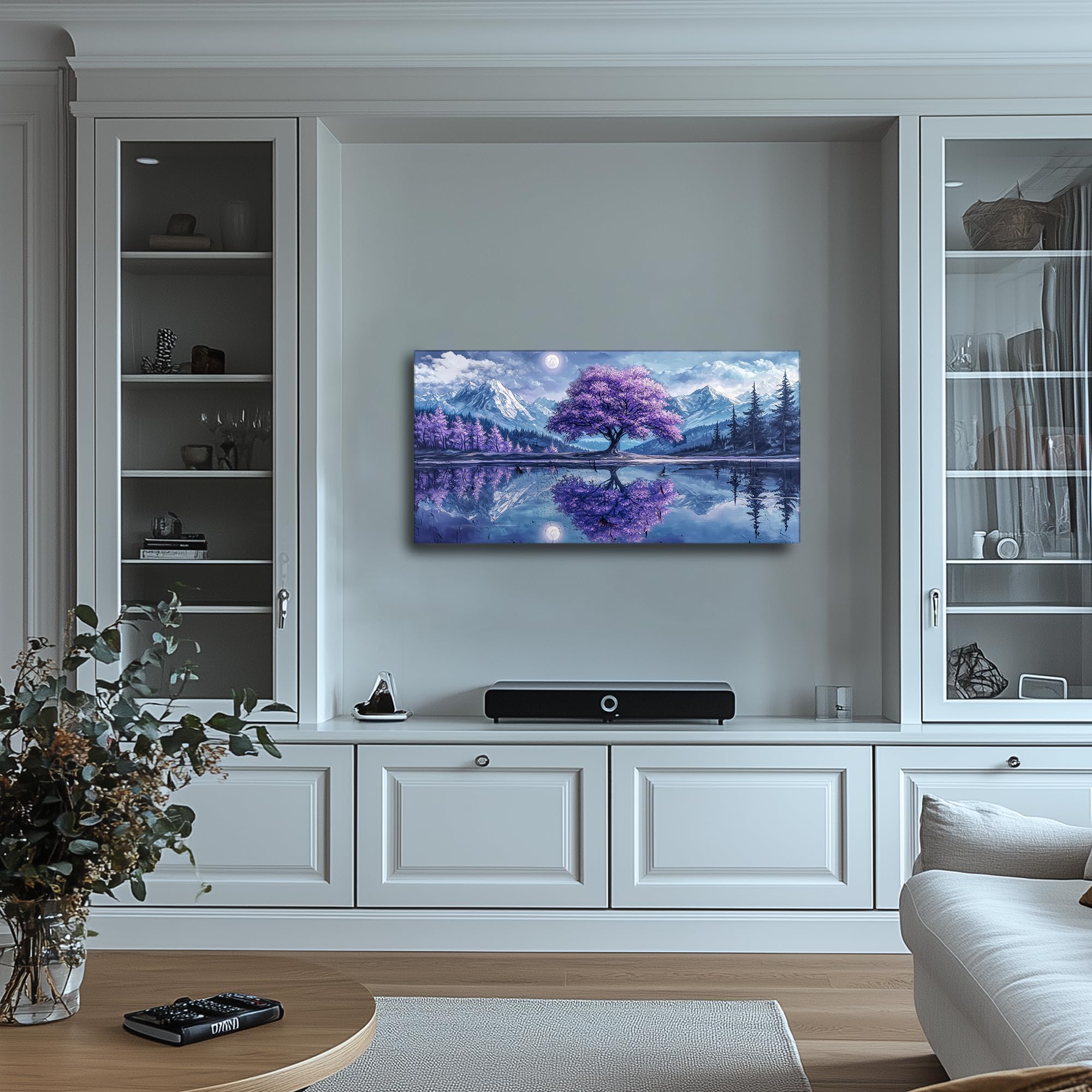 Mobile TV TJROO Bianco 80x36x50cm - Con 2 Cassetti, Legno Multistrato E Gambe Ferro - Foto 2