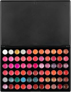 LaRoc ® 66 Colour Lip Gloss Palette Makeup Lipstick Contour Effect Kit Set Long-Lasting Waterproof Durable Non-Fade MUA - Various Matte and Shimmer Shades