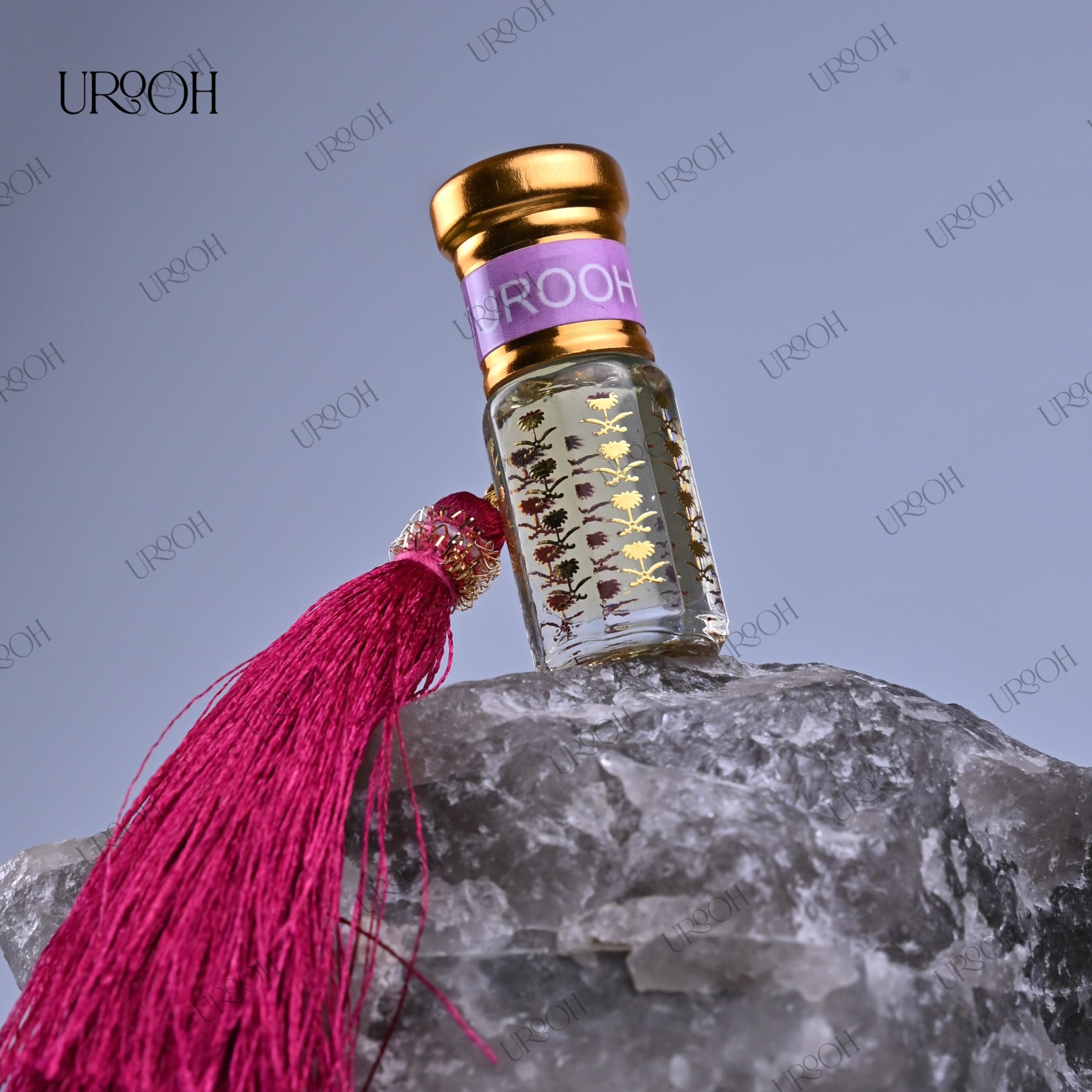 UROOH Aura Attar, Natural Ingredient Perfume Oil, Alcohol Free, Long Lasting Fragrance, Skin Friendly, 3ml 3