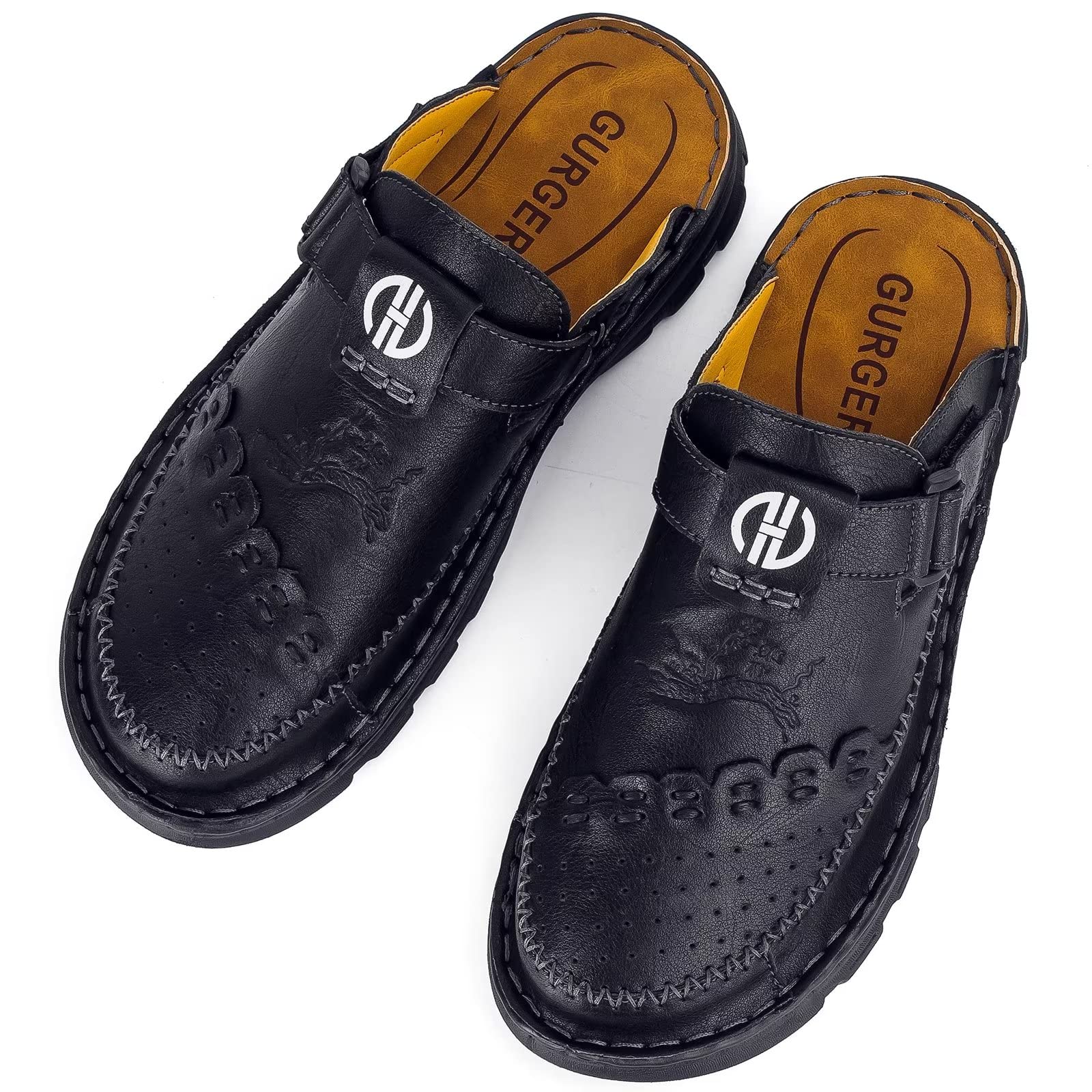 Mules Hombre Piel Verano Sandalias