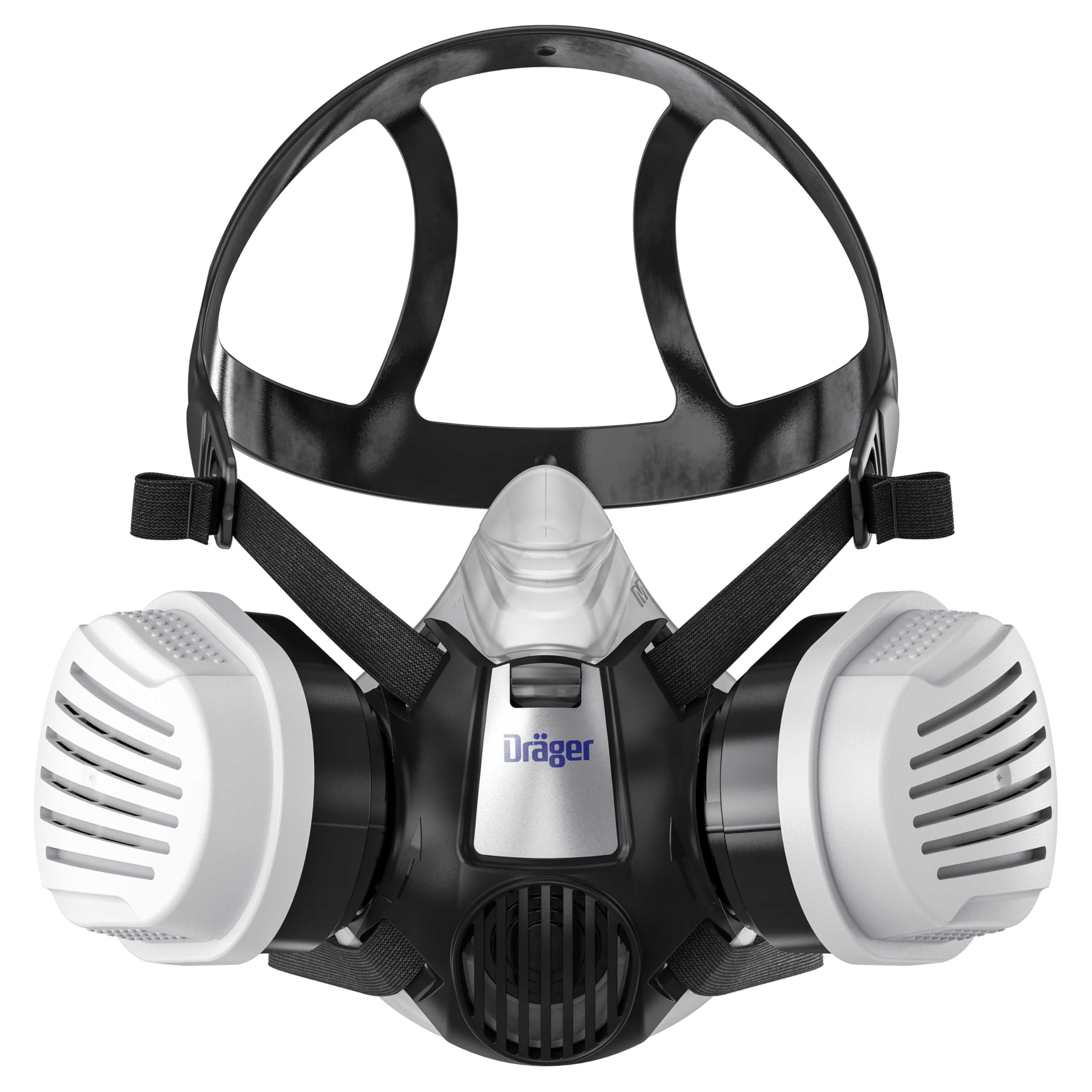 Dräger X-plore 3300 Atemschutzmaske inkl. ABEK1 Hg P3 Kombi-Filter, Halbmaske für Chemiearbeiten, Gasmaske gegen Gase, Dämpfe, Feinstaub, Partikel, Staubmaske, in verschiedenen Größen