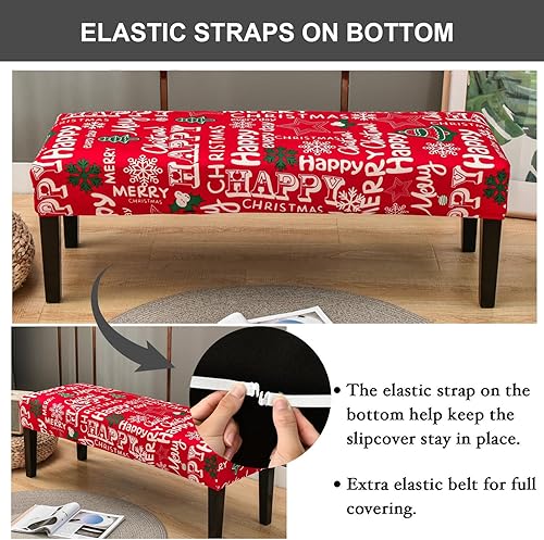 Vista 91 de Eco-Ancheng Funda para silla de comedor, funda extraíble para protección de banco, asiento y silla, sala de estar y cocina