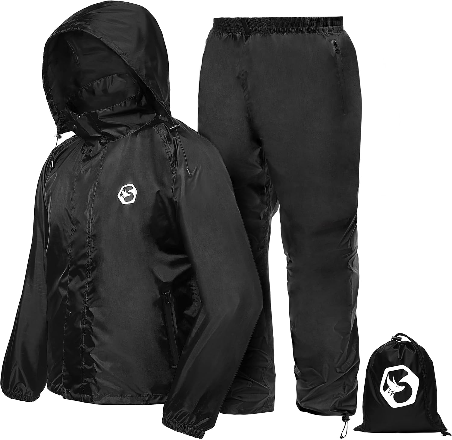 Buy Foxelli Rain Suit Waterproof Rain Gear for Men & Women