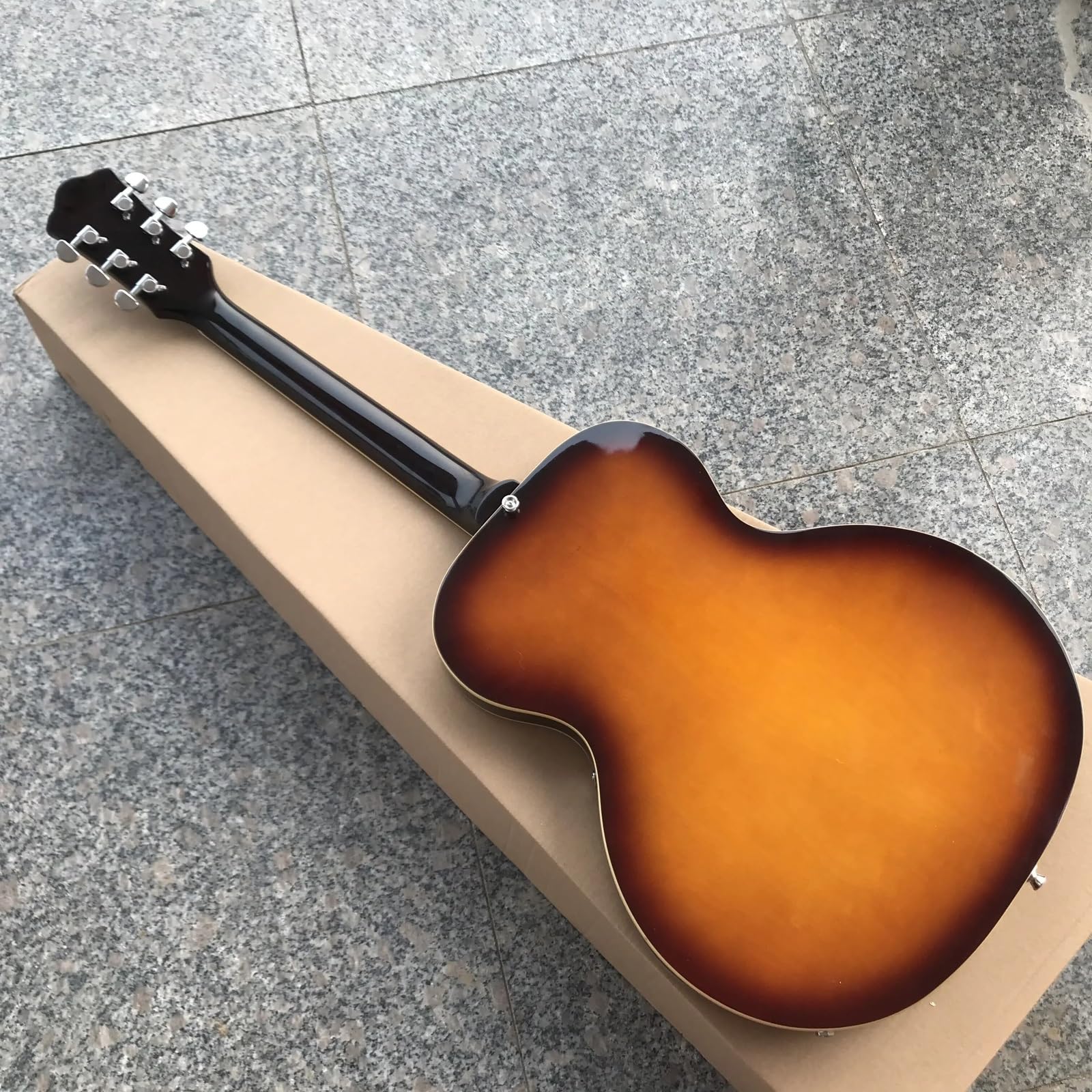 Standard Gitara Elektryczna P90 Pickup Archtop Semi Hollow Gitara Elektryczna Maple 6 Strunowa Profesjonalna Wydajność
