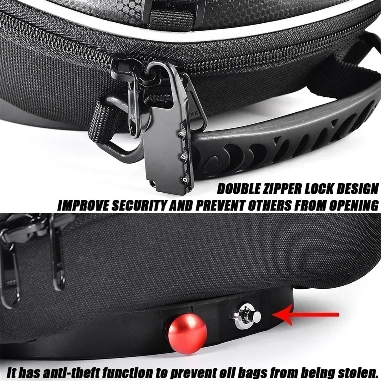 Bolsa Depósito Moto con S&istema Fijación Rápida (Quick Lock) para TRK702 X, 752 S, TRK251, BN 300/302/600, BN902S, TNT899 Y Tornado.