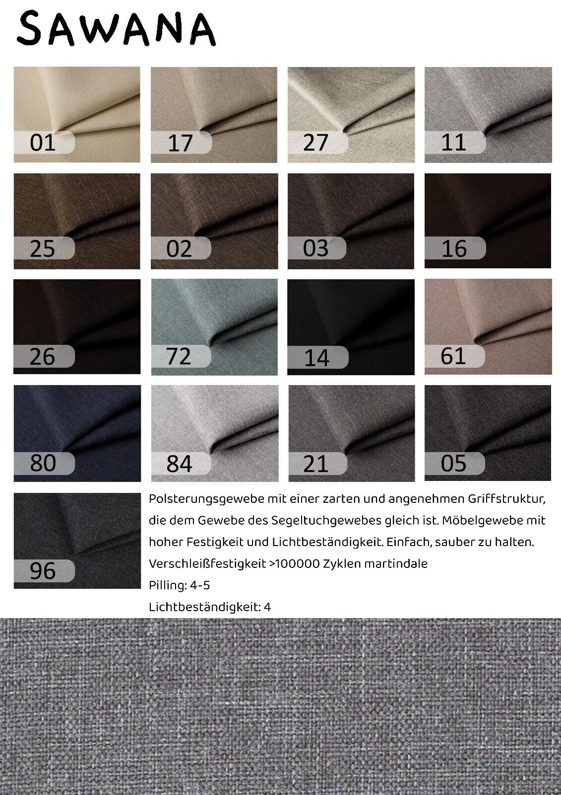 All4All Ecksofa mit Schlaffunktion Ivett U 330 cm x 158 cm - Wohnlandschaft U-Form - XXL Sofa mit 2 Bettkasten - Schlafsofa Groß - Grau/Weiß - Gewebe mit Kunstleder - Modern 19