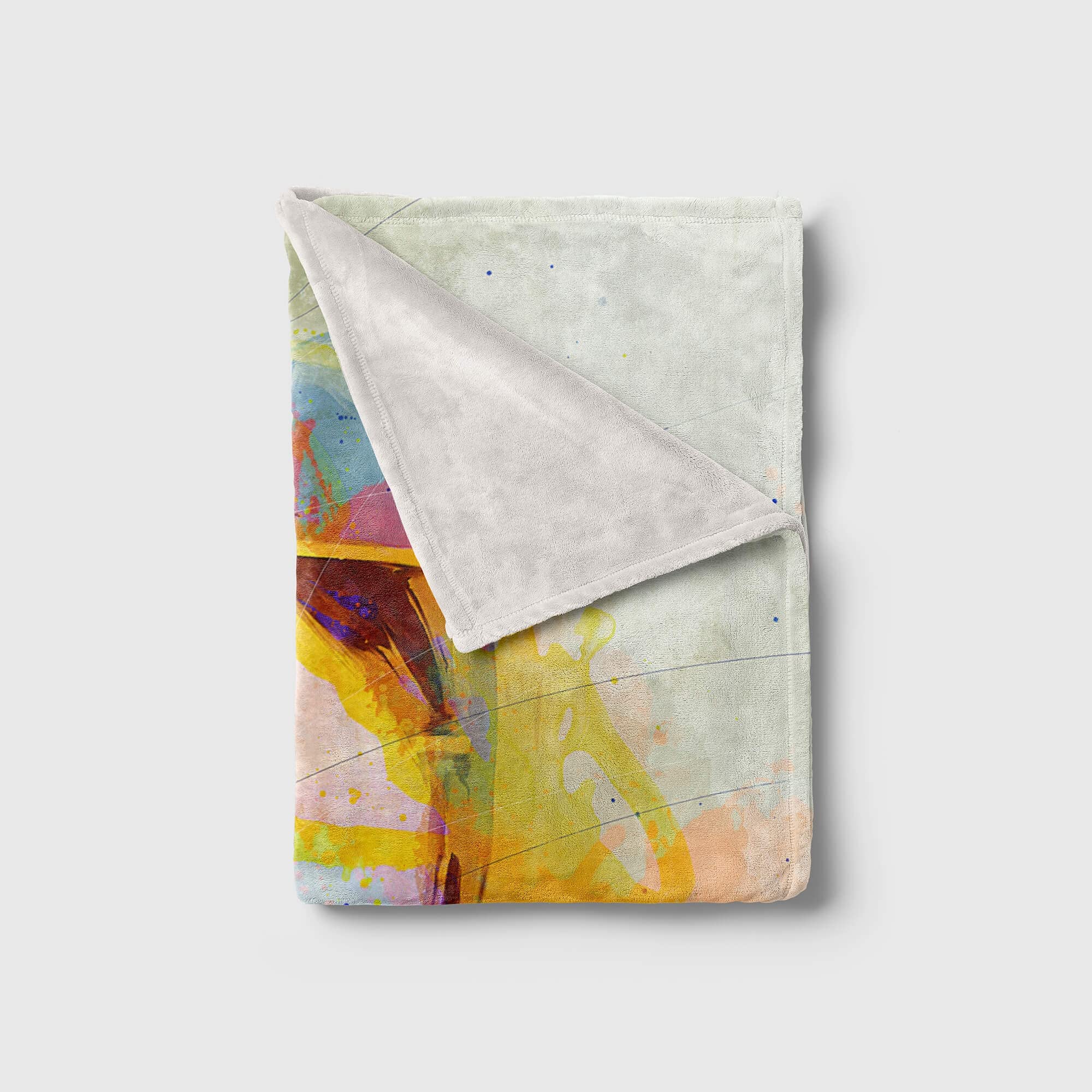 SplashArt Sport Handtuch Strandhandtuch Saunatuch Kuscheldecke Kunstvoll Windsurfer Sport Größe 180 x 130 cm (Tagesdecke - Sherpa Flies)