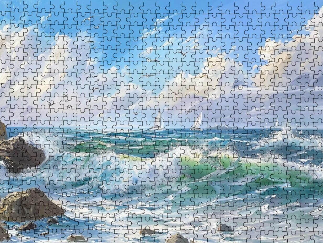 Puzzle de 5000 para Adultos, Vela Marina, Rompecabezas Clásicos YHPGL7-297