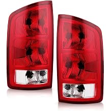 OKLPF Rear Brake Tail Light Assembly Compatible With 2002-2006 Dodge Ram 1500/2003-2006 Dodge Ram 2500 3500 Pickup # CH2800147 CH280114,Included Bulbs and Harness,Driver and Passenger Side