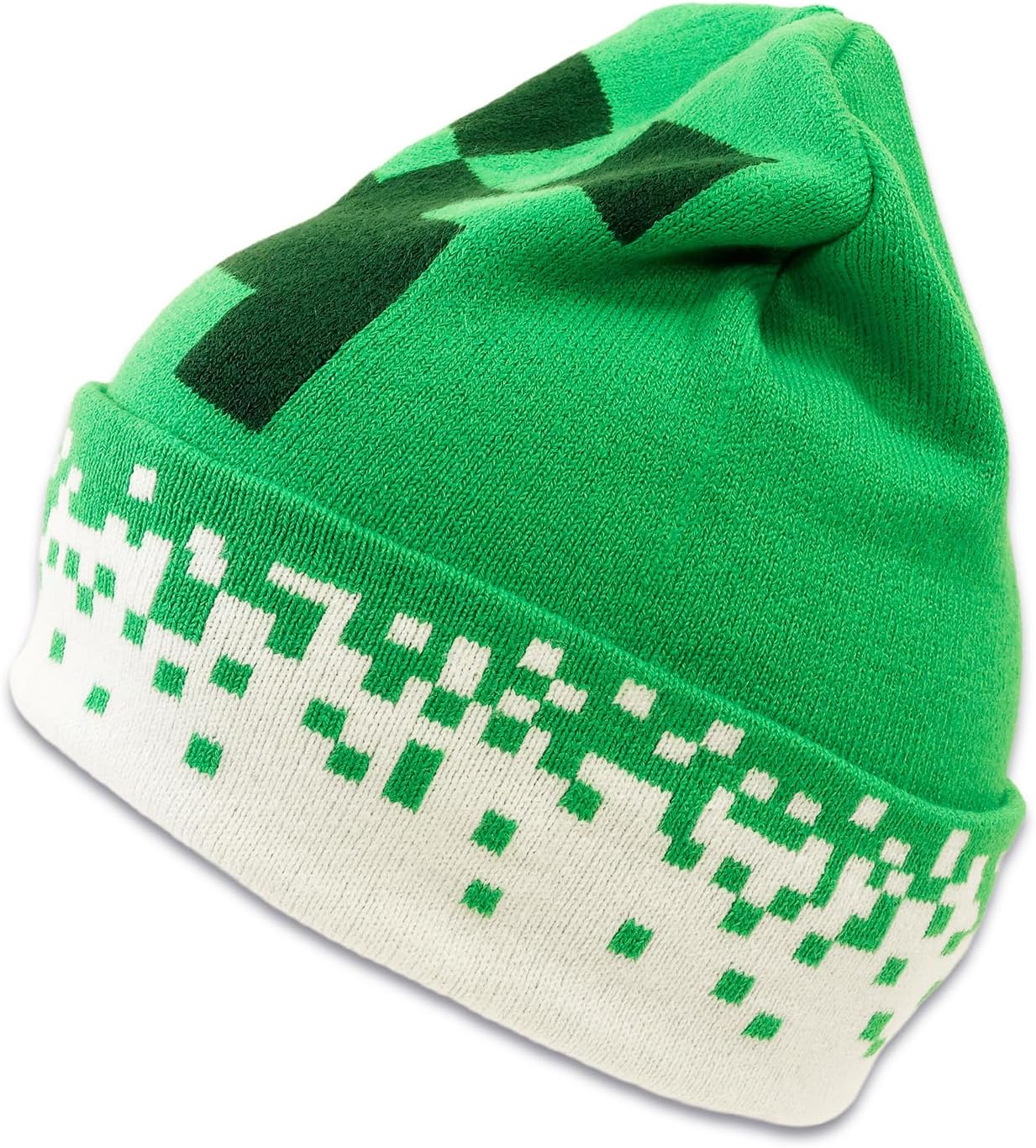 Minecraft Hat and Scarf Set for Kids - Gamers Bundle with Creeper Beanie and Scarf Plus Stickers, More | Minecraft Winter Gear for Boys
