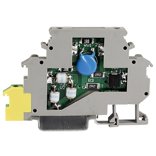Miniatura 2 de ASI ASIDM24-S2A 4 20mA Protección contra sobretensiones para circuitos de control de 24 Vdc, bloque de terminales DIN compacto de 2 niveles, 0.244