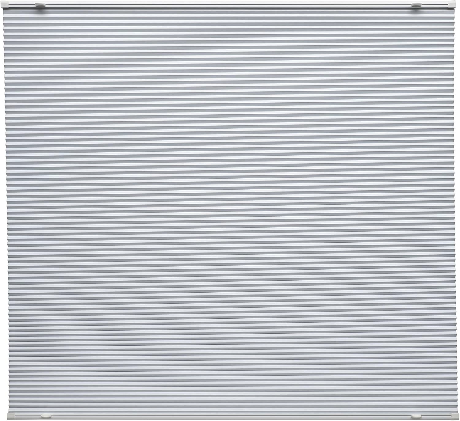 HORNVALLMO Block-out pleated blind, white/top-down bottom-up, 100x130 cm