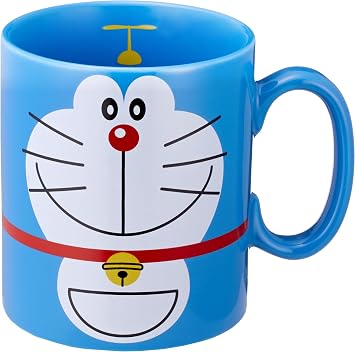 Kaneshotouki Doraemon 008130 BIG Mug, 16.9 fl oz 500 ml, Blue