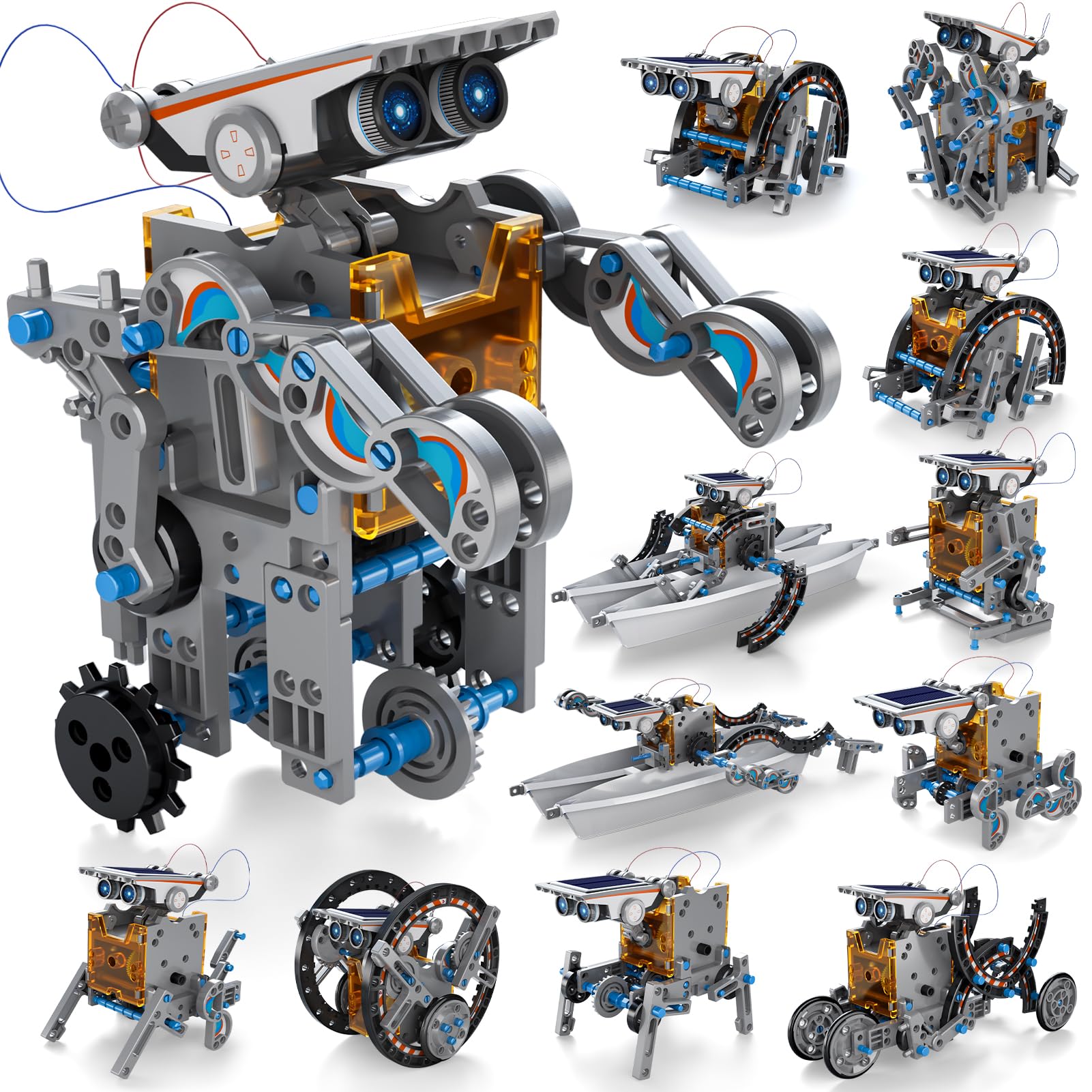 STEM 12-in-1 Education Solar Robot Toys for Boys Ages 8-13 DIY STEM Building Science Kit Birthday Gifts for