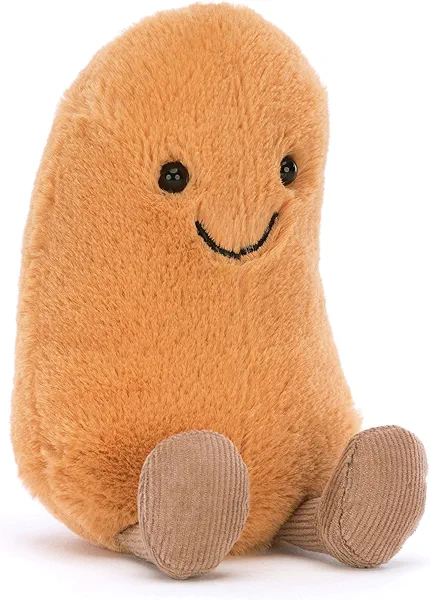 Jellycat Amuseables Bean Stuffed Toy, 5 inches - Food Plush - Fun Gift Idea