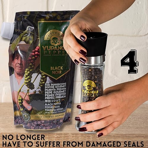 Miniatura 5 de Regalo de pimienta negra, paquete de 3 (2 recambios + 1 molinillo de pimienta)