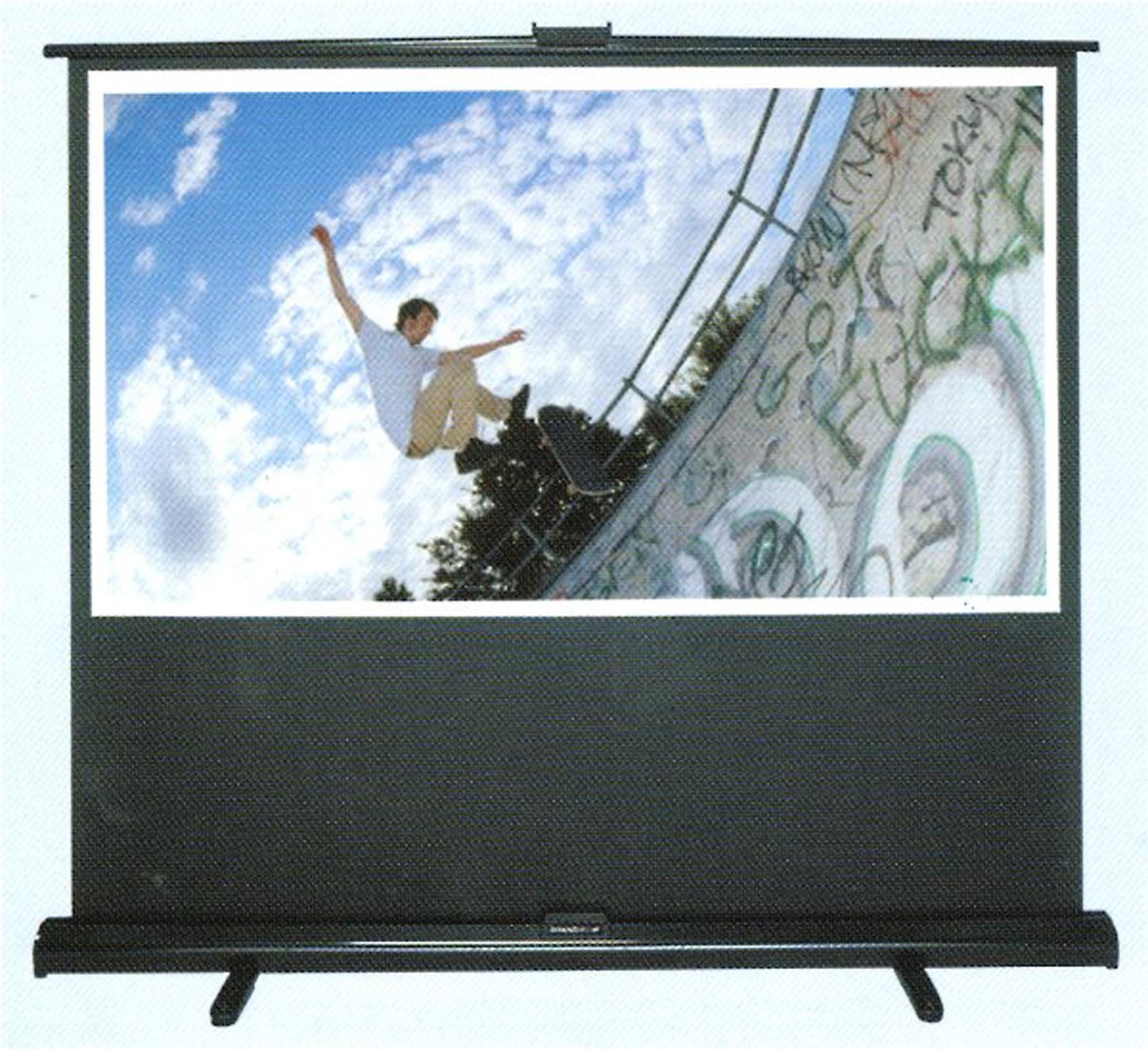 Amazon | KIKUCHI 80インチ床置きタイプ16:9スクリーン GUP-80HDW  